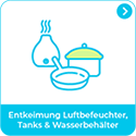 Entkeimung Luftbefeuchter Tanks Wasserbehälter